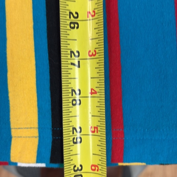 Vintage Peanuts Snoopy ‘BE JOE COOL’ Men’s Striped Short Sleeve T-Shirt Size L - Picture 9 of 9